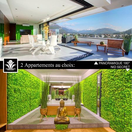 Panoramique 180 Lac Et Montagne Et Nid Secret Spa Romantique Annecy Eksteriør bilde