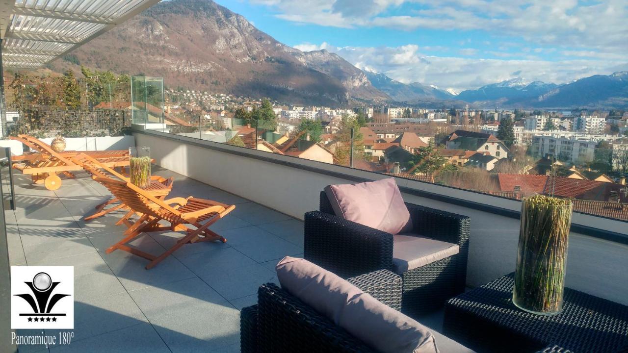 Panoramique 180 Lac Et Montagne Et Nid Secret Spa Romantique Annecy Eksteriør bilde